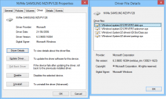 sm951 nvme windows8.1 driver info