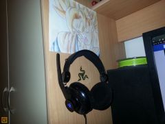 my GF actually drew Goku for me <3 and there are also some megalodons(don't buy those headphones)