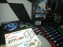 bought an i7 2600K Z77 board and a GTX 660 again,this time from gigabyte and a new PC case the CM 690 II Basic