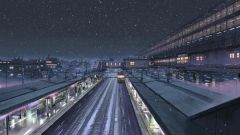 train winter
