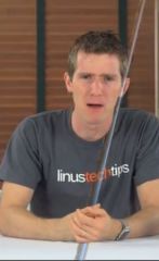linus with the firepole before install