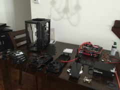 so here you have it .. I ripped her apart .. why you ask? 2 answers.. Fractal define S and SLI 980 Ti!!!!!