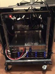 Rear view of my rack