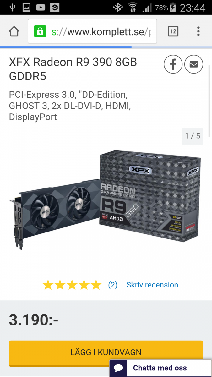 Xfx r9 390 on sale 8gb