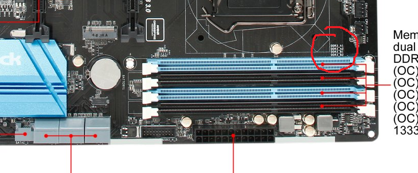 Stærk vind Rend malt Interpreting the ram slot configuration. - CPUs, Motherboards, and Memory -  Linus Tech Tips