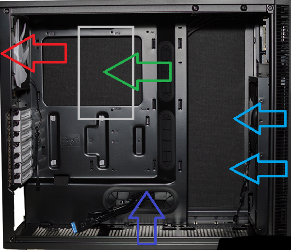 Fractal Design Define R5 Fan Setup Cooling - Linus Tips