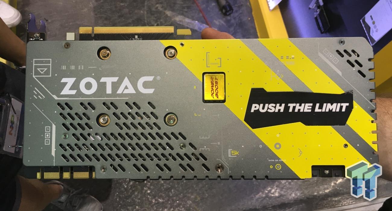mod ZOTAC's GeForce GTX  AMP! Extreme   cover backplate