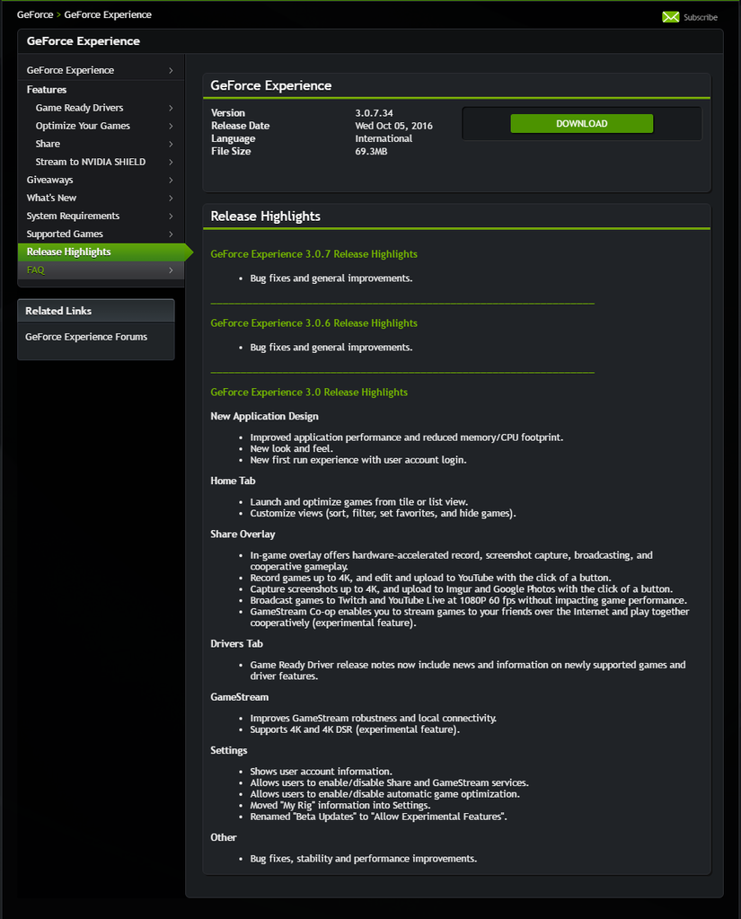 The new Nvidia Geforce Experience is here. And it requires you to