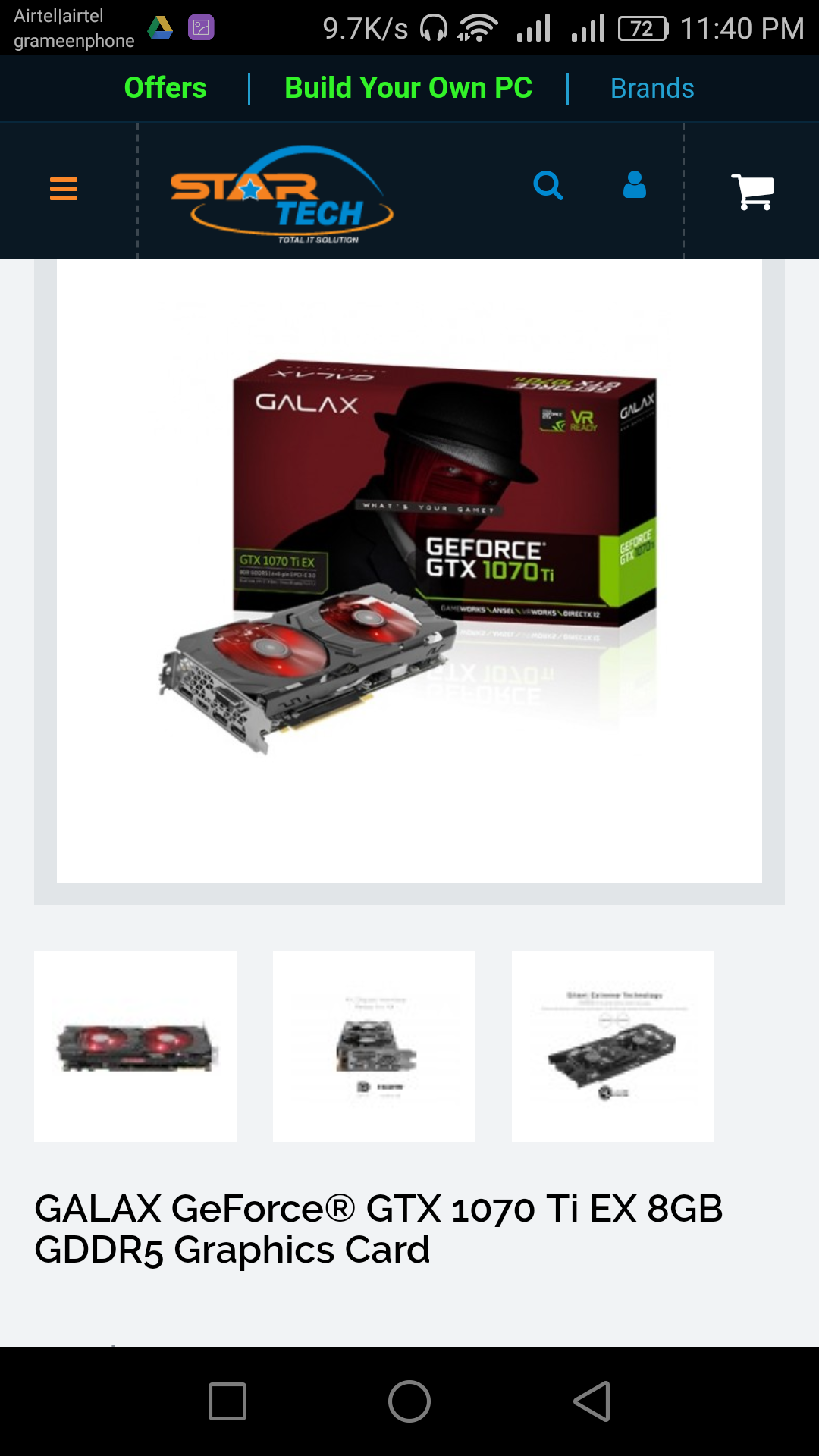 Galax gtx1070ti discount