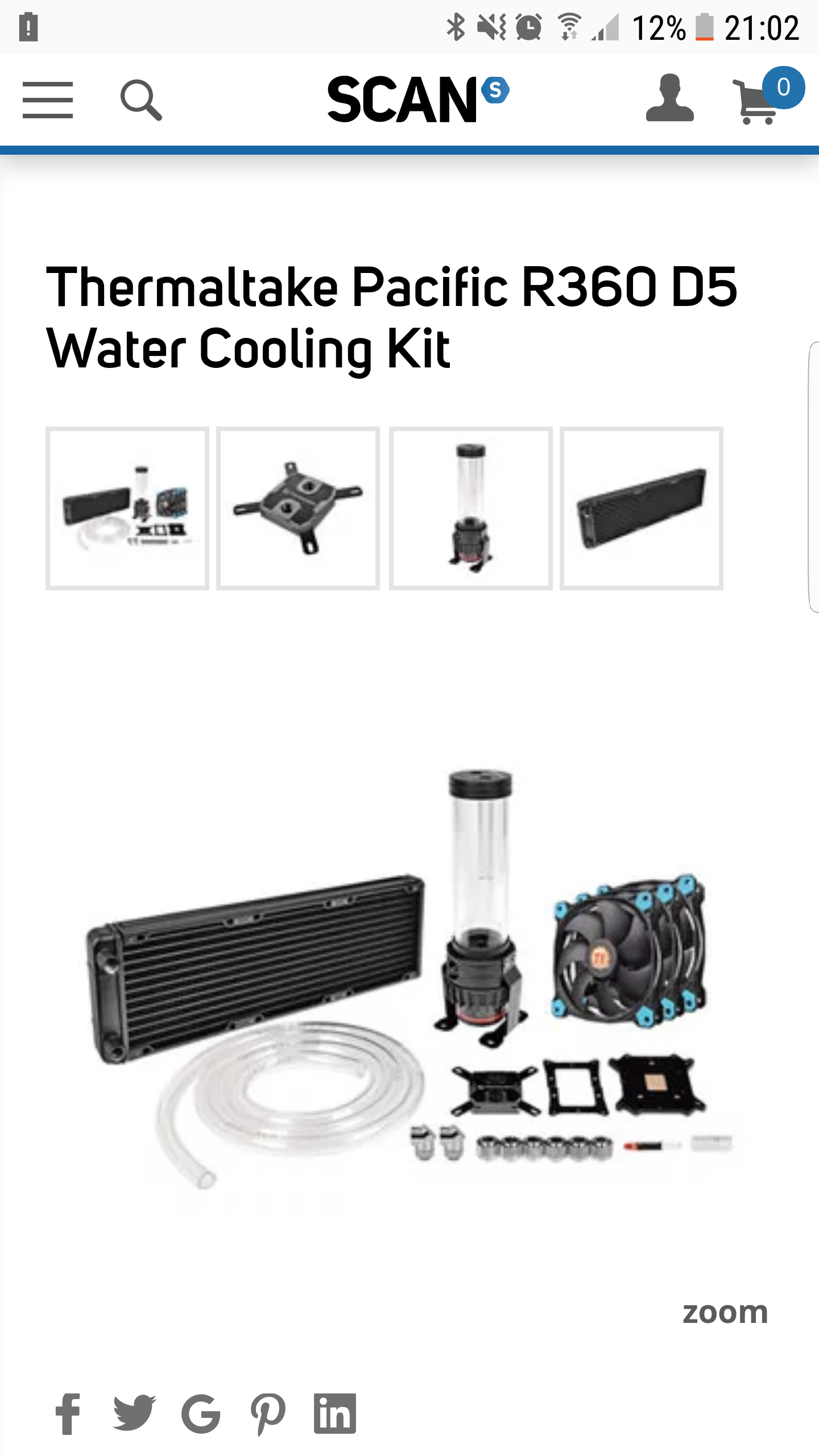 Pacific R360 Water Cooling Kit
