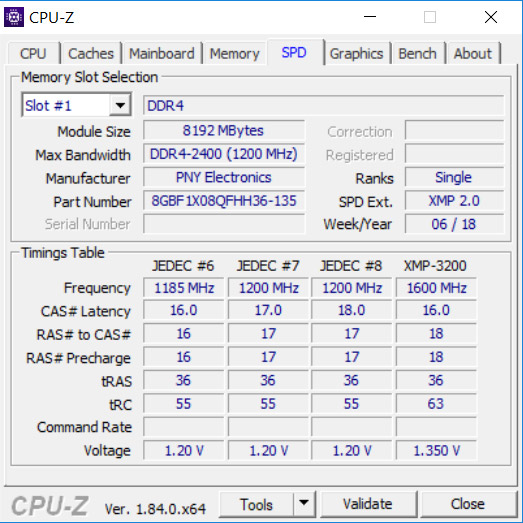 info in SPD tab in CPU-Z - CPUs, Motherboards, and Memory - Linus Tech Tips