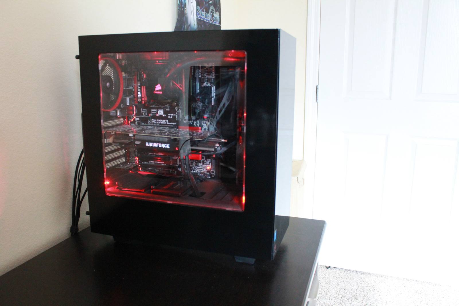 "Blake" Black/Red PC Build