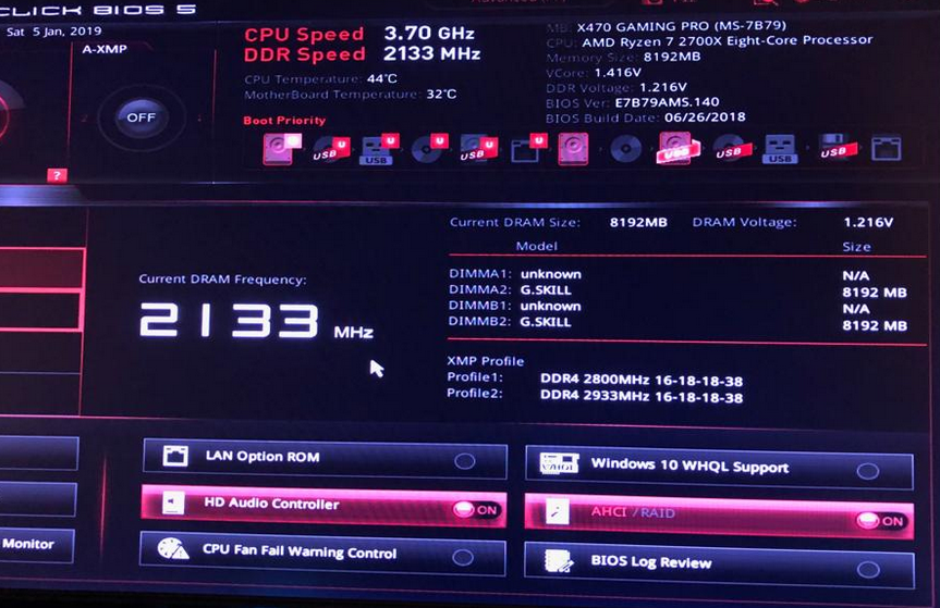 Ernæring Begge konstant MSI x470 PRO DDR4 wrong frequency - CPUs, Motherboards, and Memory - Linus  Tech Tips
