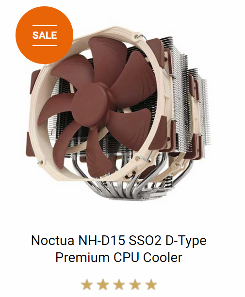 Budget cooler sale for i7 8700k