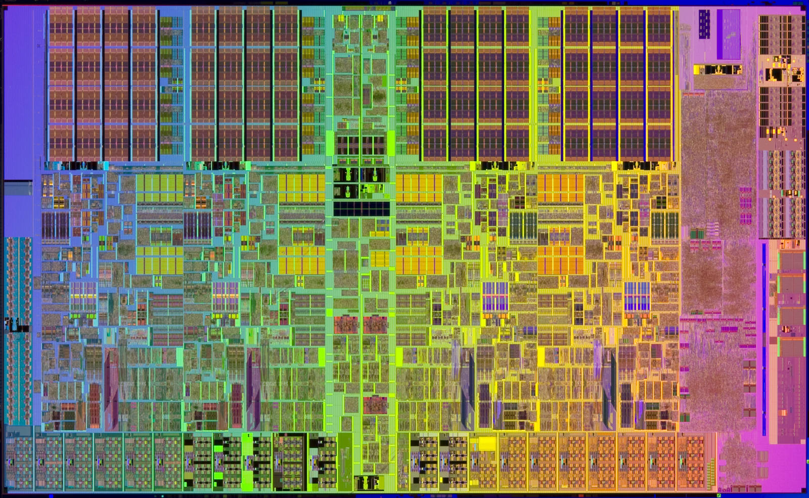 Assorted CPU die images
