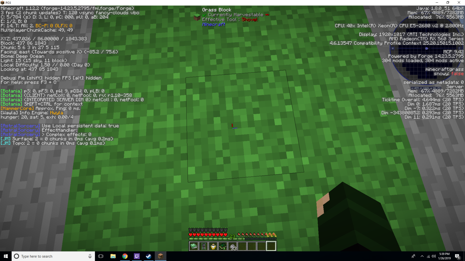 tick lag in a single player world - Java Edition Support - Support -  Minecraft Forum - Minecraft Forum
