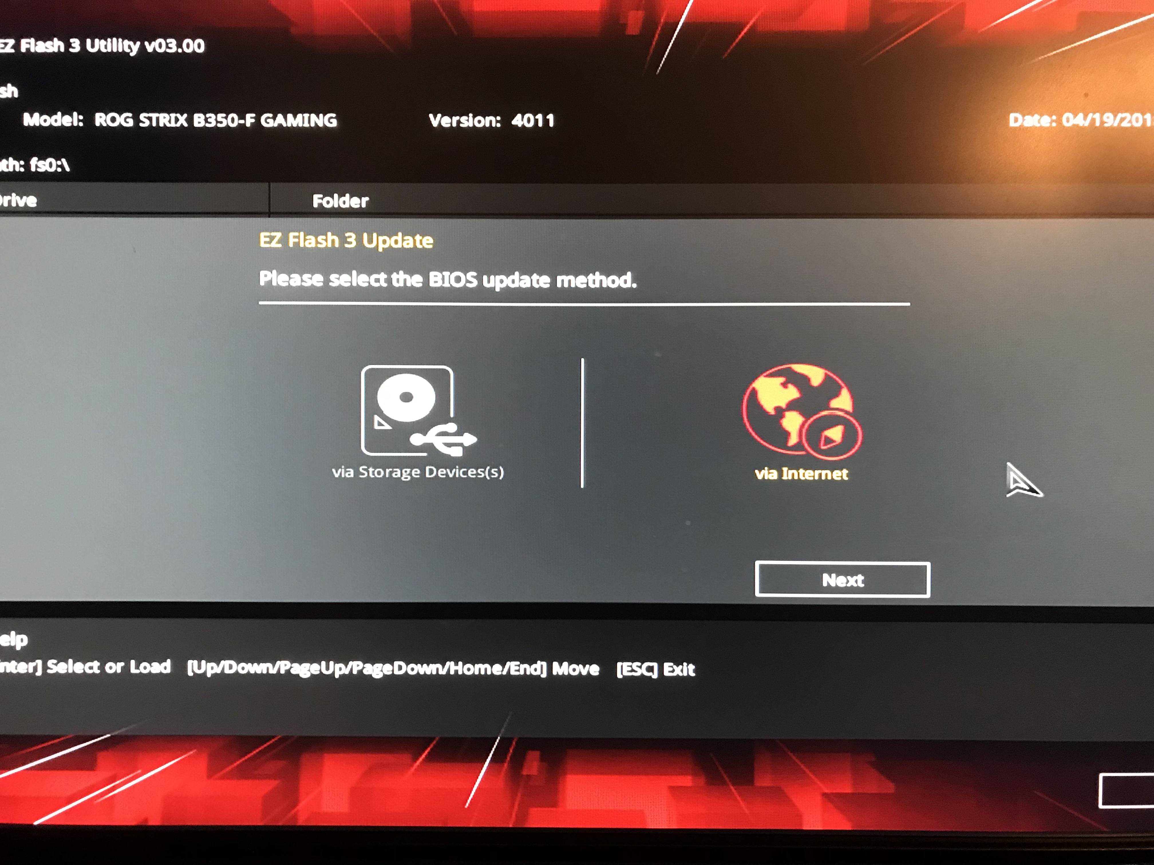 Begrænse Potentiel grundigt Asus EZ Flash 3 Utility Bios Update Problems with ROG STRIX B350-F Gaming -  CPUs, Motherboards, and Memory - Linus Tech Tips