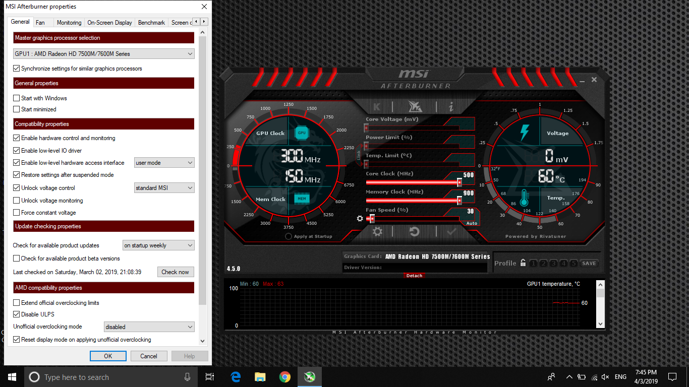 Need help overclocking 7650m Graphics Cards Linus Tech Tips