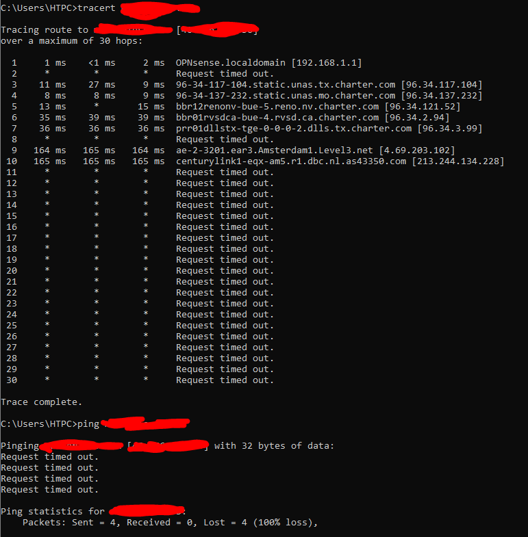Can't connect to certain websites [Spectrum\Charter]