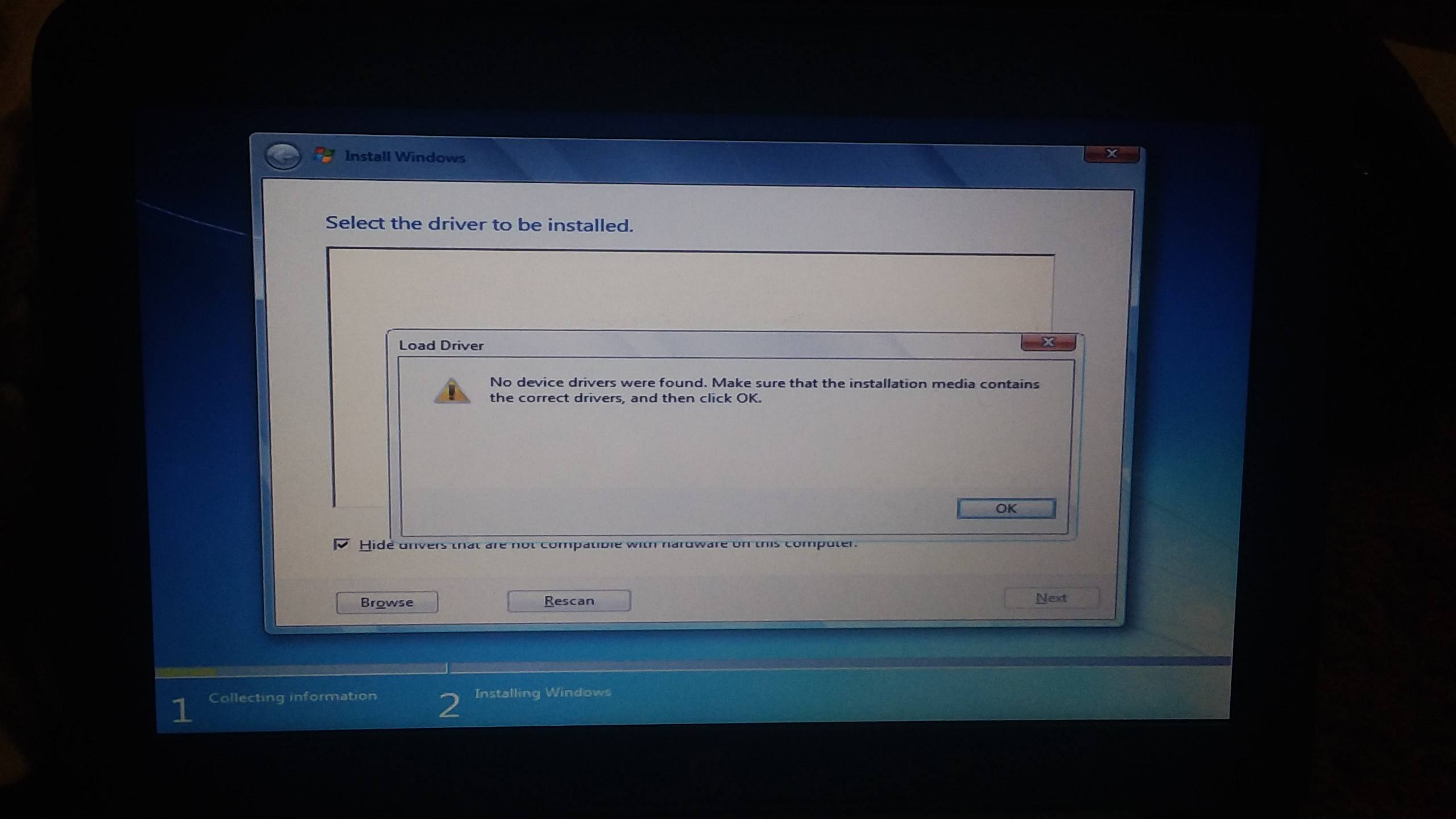 Запустится ли пк. Windows 11 Official installation USB. Windows 10 format no device Drivers were found.