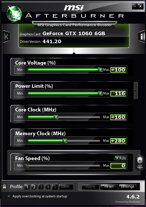 GTX overclock seems pretty poor - Graphics Cards - Tips