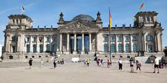 The "Bundestag" aka the germans version of the Capitol building.