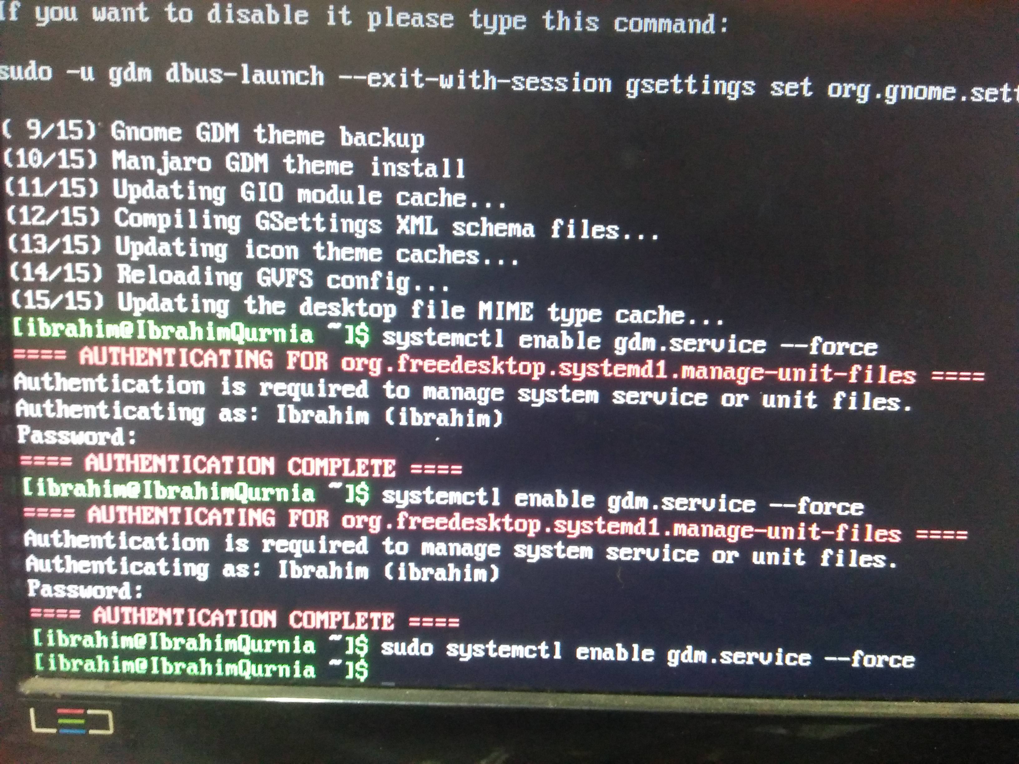 manjaro black screen after installing nvidia drivers