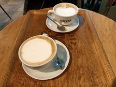Two Macchiatos we had in a Costa Coffee in the main mall in Warsaw