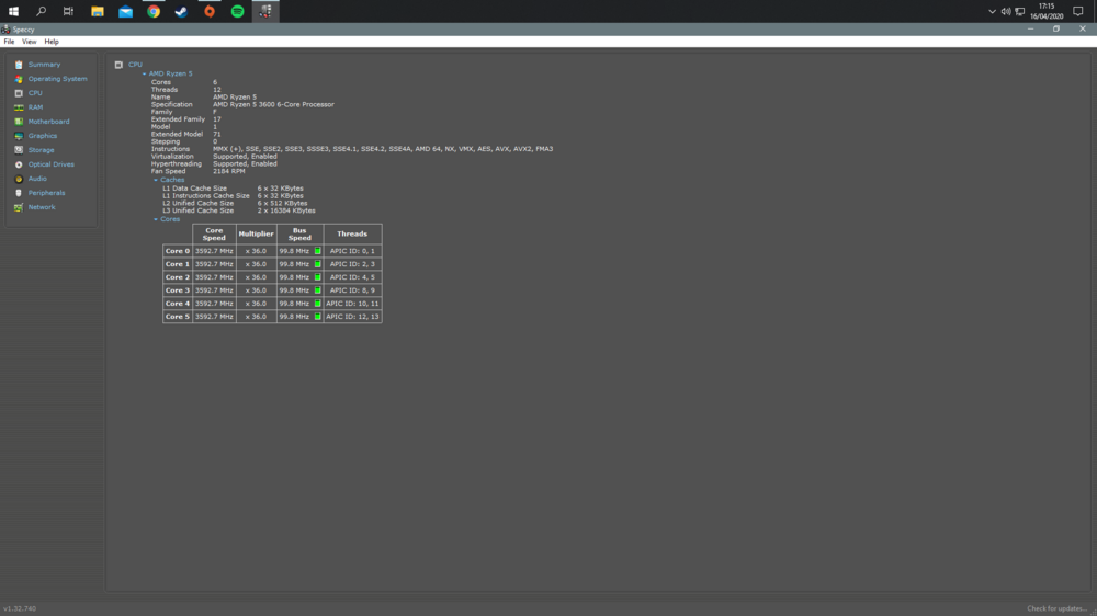 Ryzen 5 3600 online ram mhz