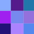 Blue and purple
