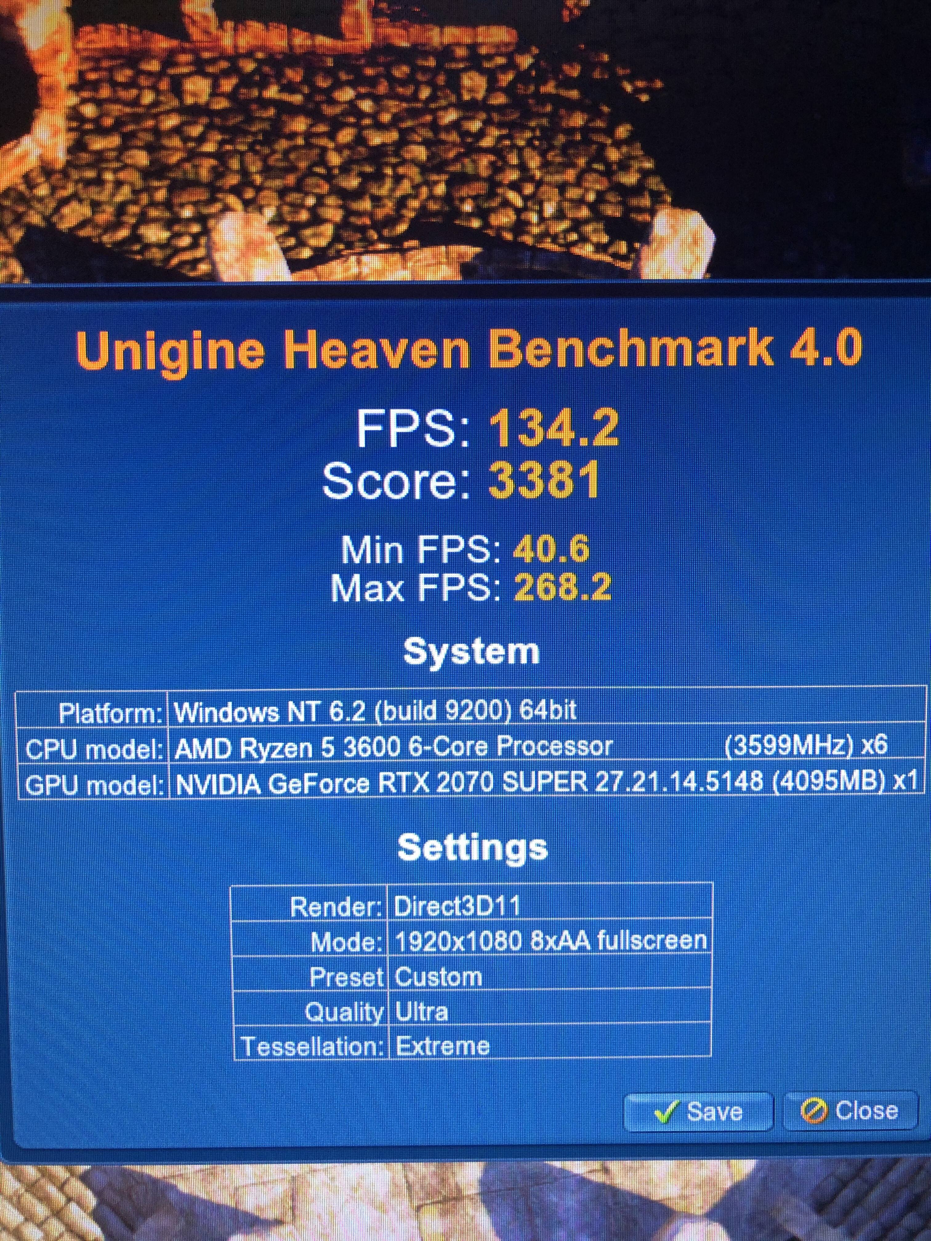 Afstudeeralbum sarcoom Arrangement RTX 2070, I5-9600k(Stock) Bad Score? Temps During The Benchmark Hit About  83* With A Max Fan Curve Of 80% R/pcmasterrace |  colegioclubuniversitario.edu.ar