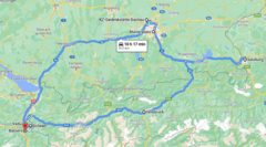 This is roughly the route we took