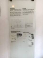 Information board for the gas chamber