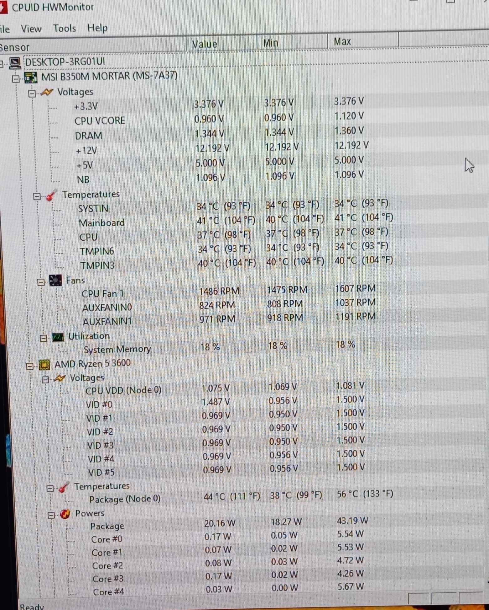 Ryzen 7 3700X - should it be getting this hot? - Troubleshooting