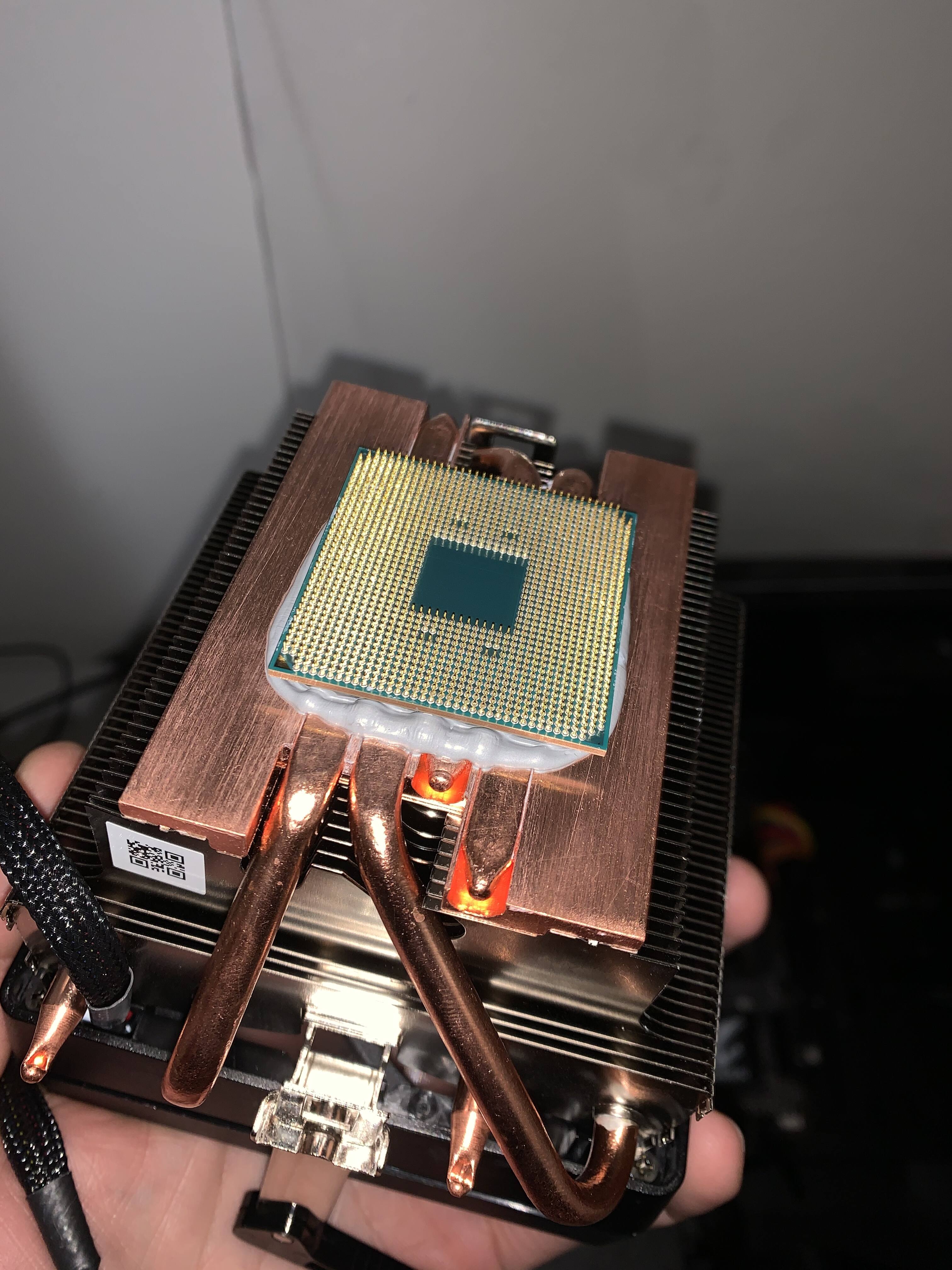 Is this too much thermal paste for GPU? First time doing it for a GPU cause  temps were high. (Noctua NT-H1 on 2070S) : r/pcmasterrace