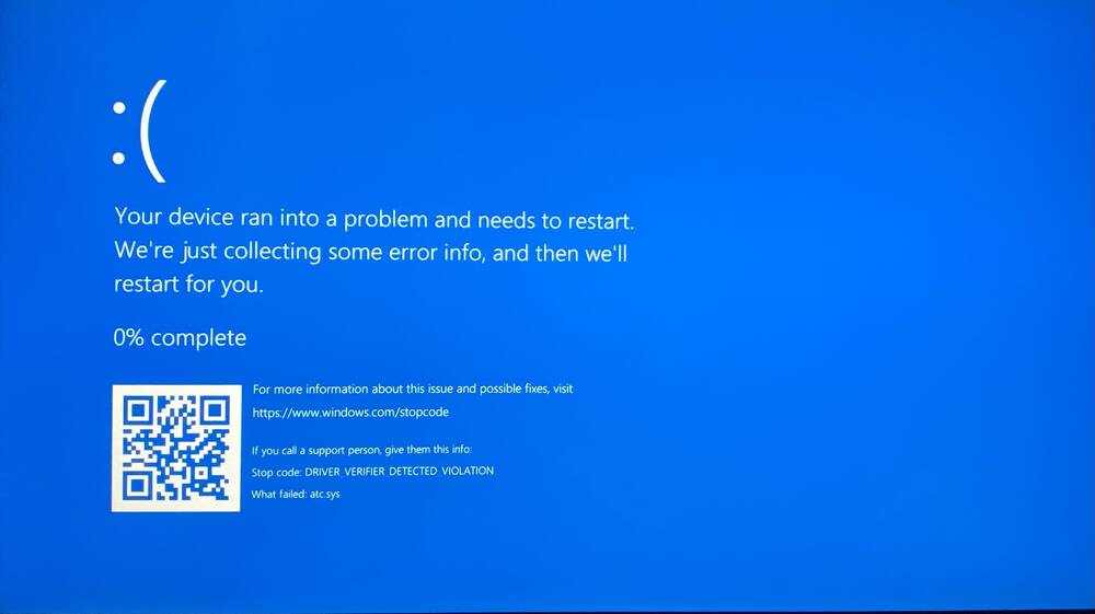 BSoD: Driver Verifier detected Violation - atc.sys - Troubleshooting ...