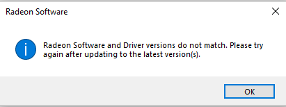 Settings version