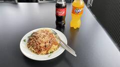 I had Spaghetti for lunch at school on the 19.1.2021.
