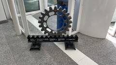 This right here is a Gearwheel of a Jungfraubahn Train engine (Jungfraurailservice).