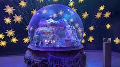 This is the little dream of Switzerland - a big snow globe.