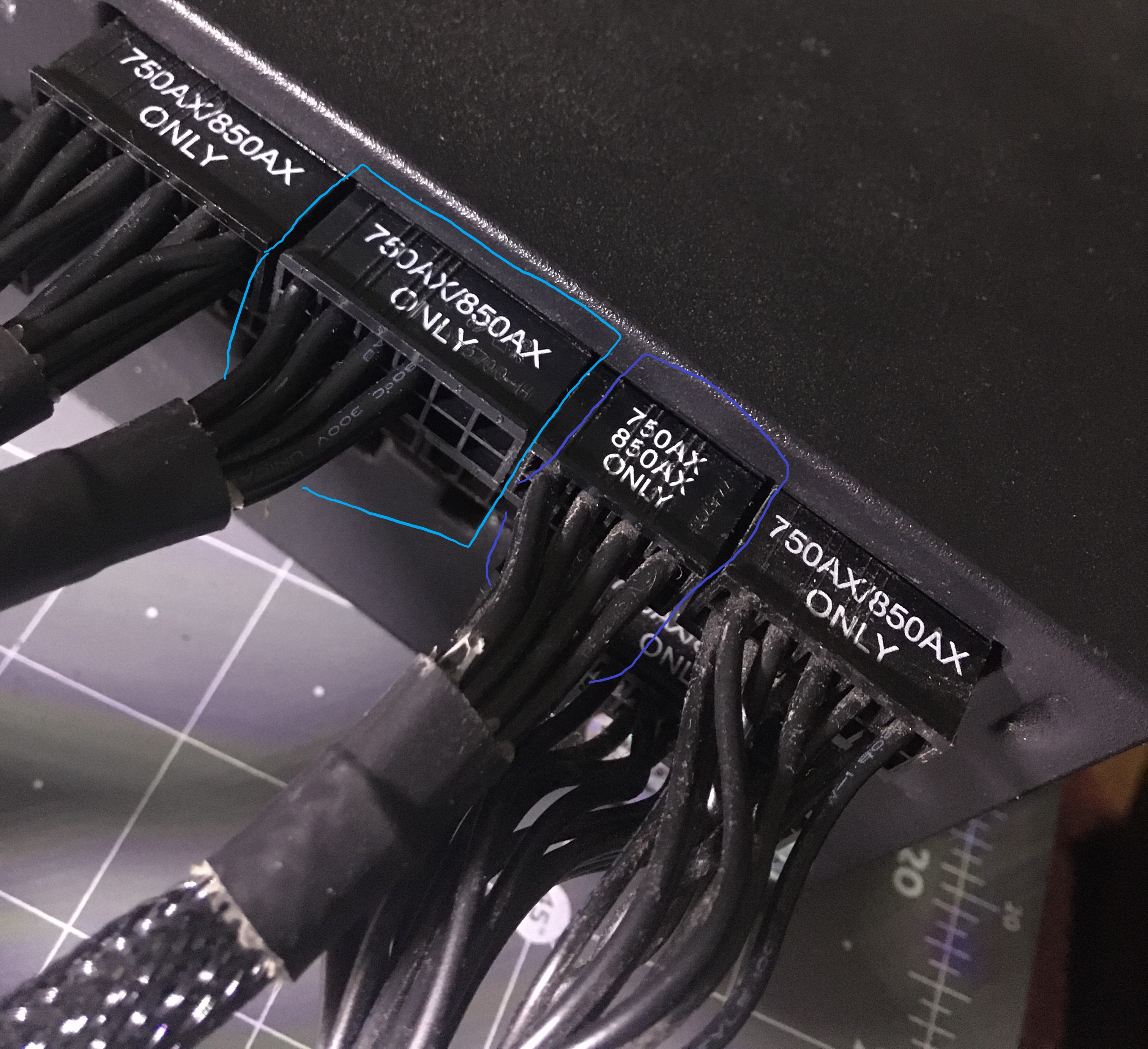 Corsair AX750 2 12V 8-pin cables? - Power Supplies - Linus Tech Tips