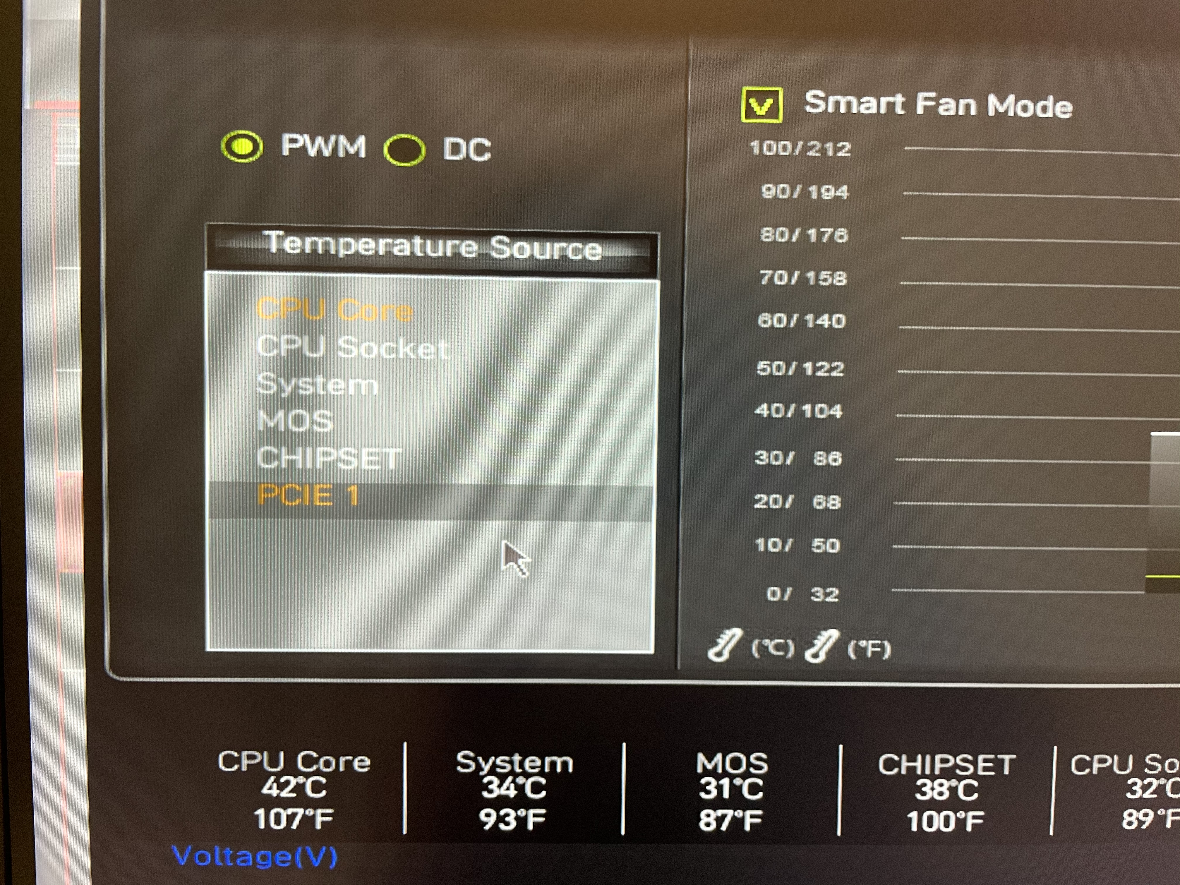 Msi temp. CPU GPU temperature monitoring.