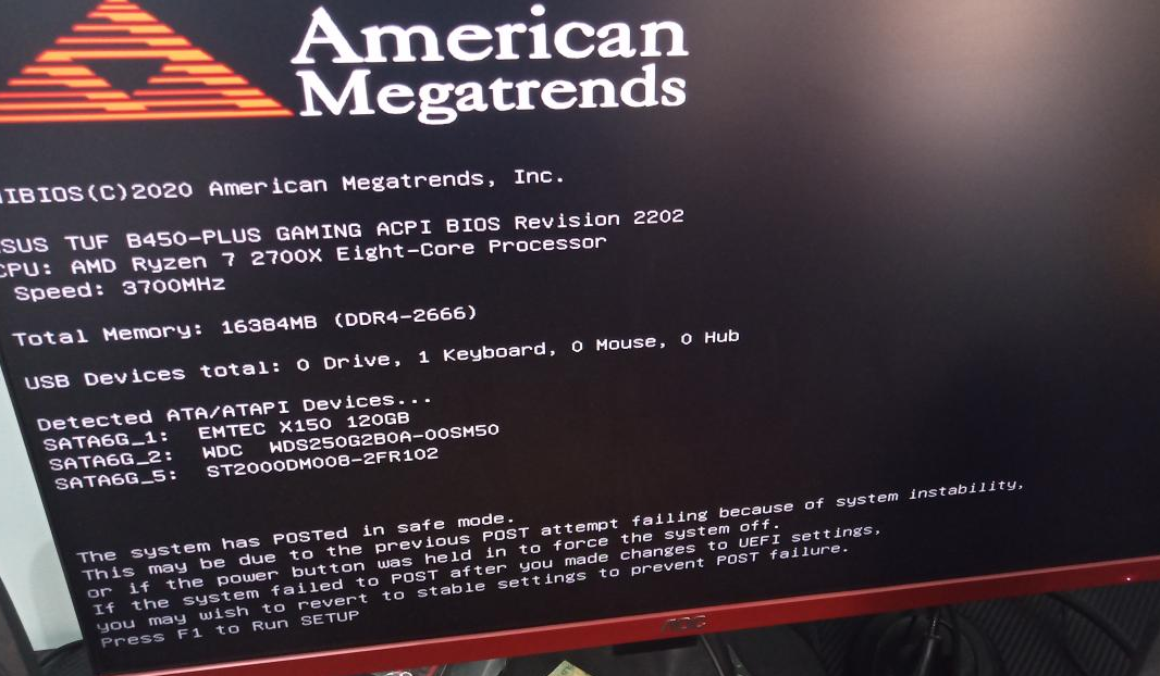 How to troubleshoot and fix American Megatrends - Press F1 to Run