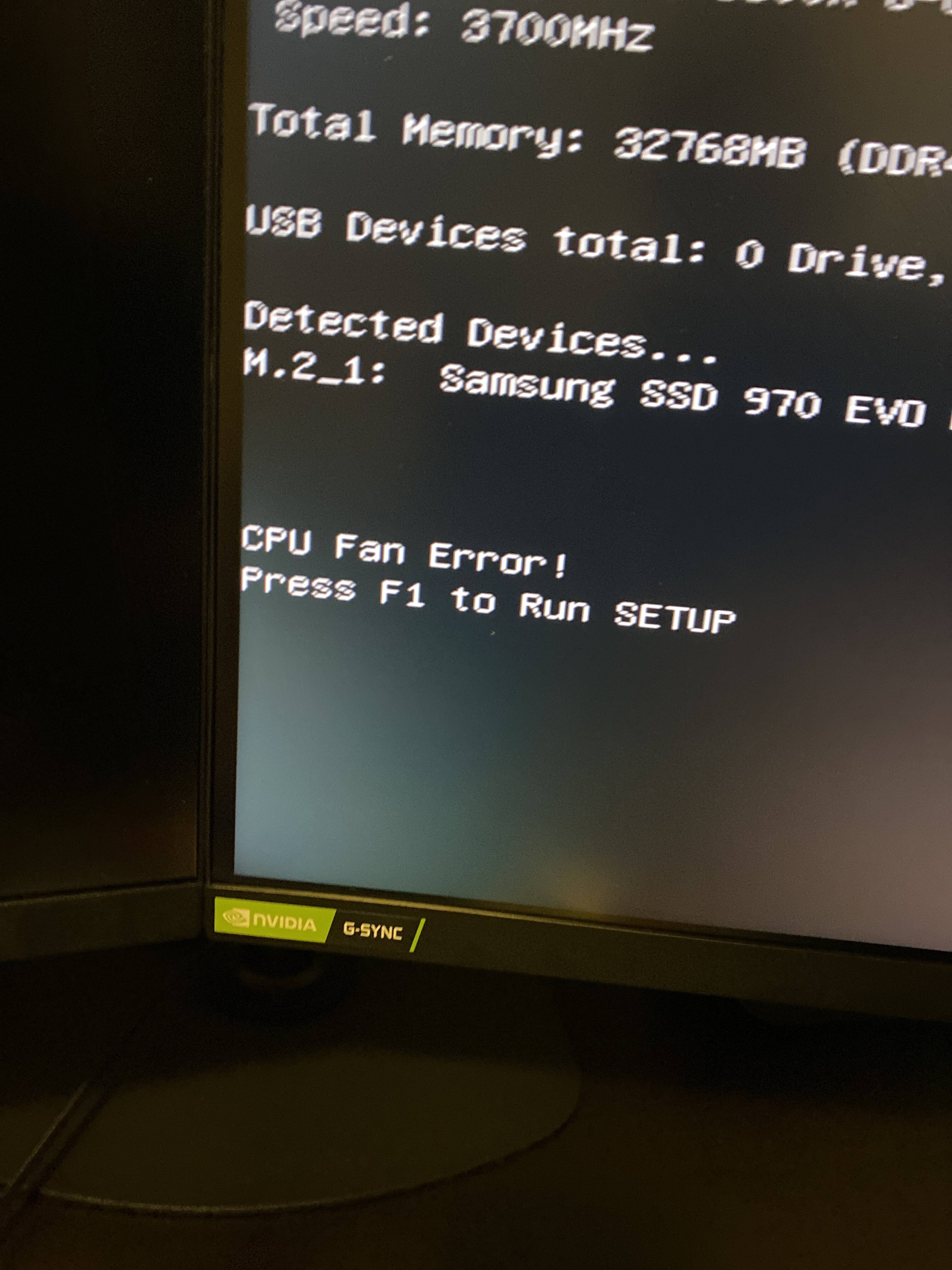 How to fix Cpu Fan Error Press F1 to Run setup 