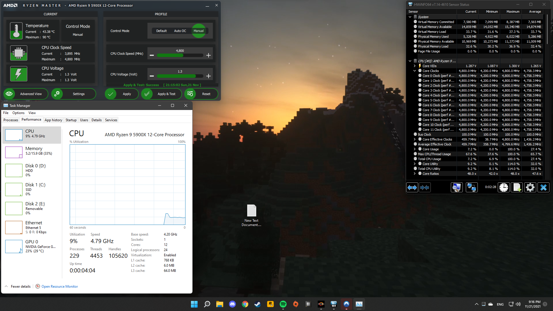 Ryzen 9 5900x temperature spikes - normal? - Troubleshooting - Linus Tech  Tips