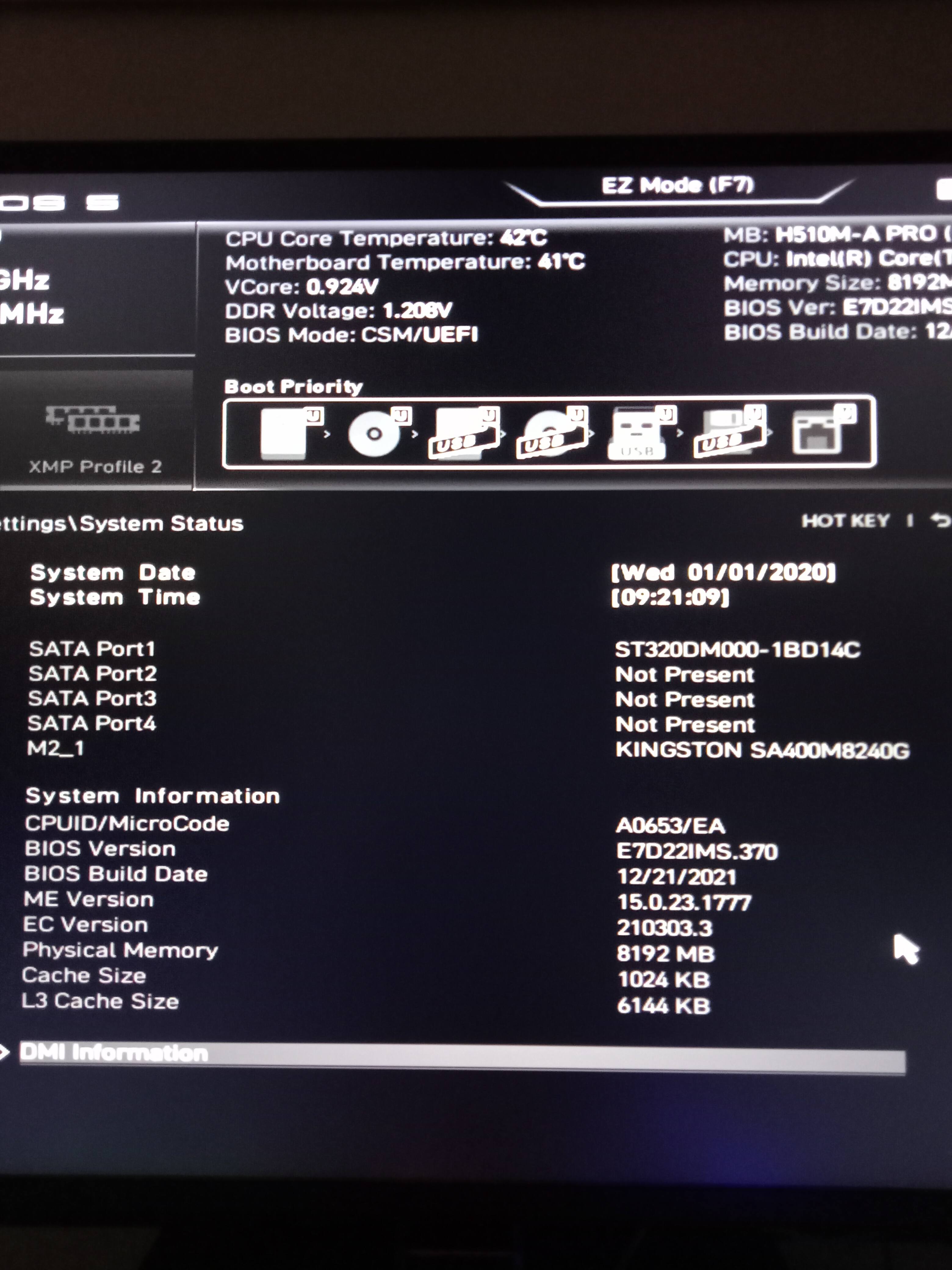 Help With New Build - Bios Settings - Troubleshooting - Linus Tech Tips