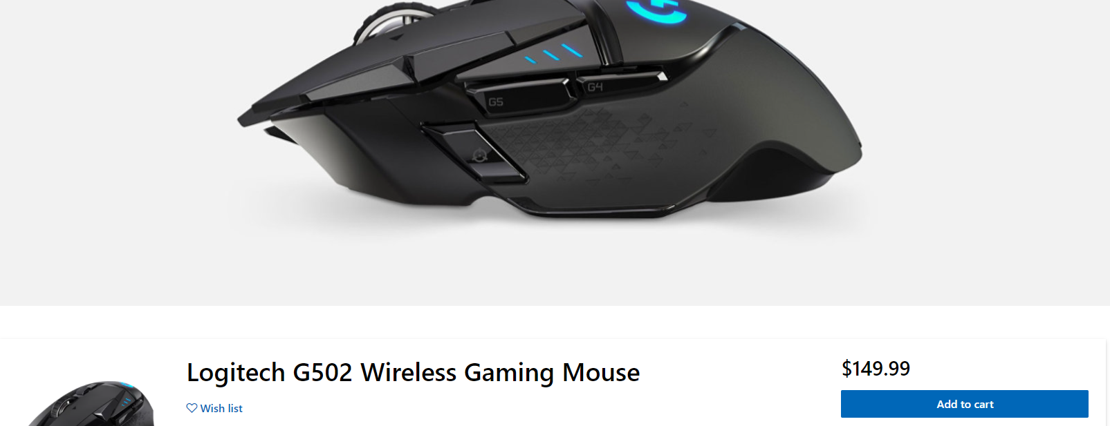 Logitech launches G502 Lightspeed wireless gaming mouse