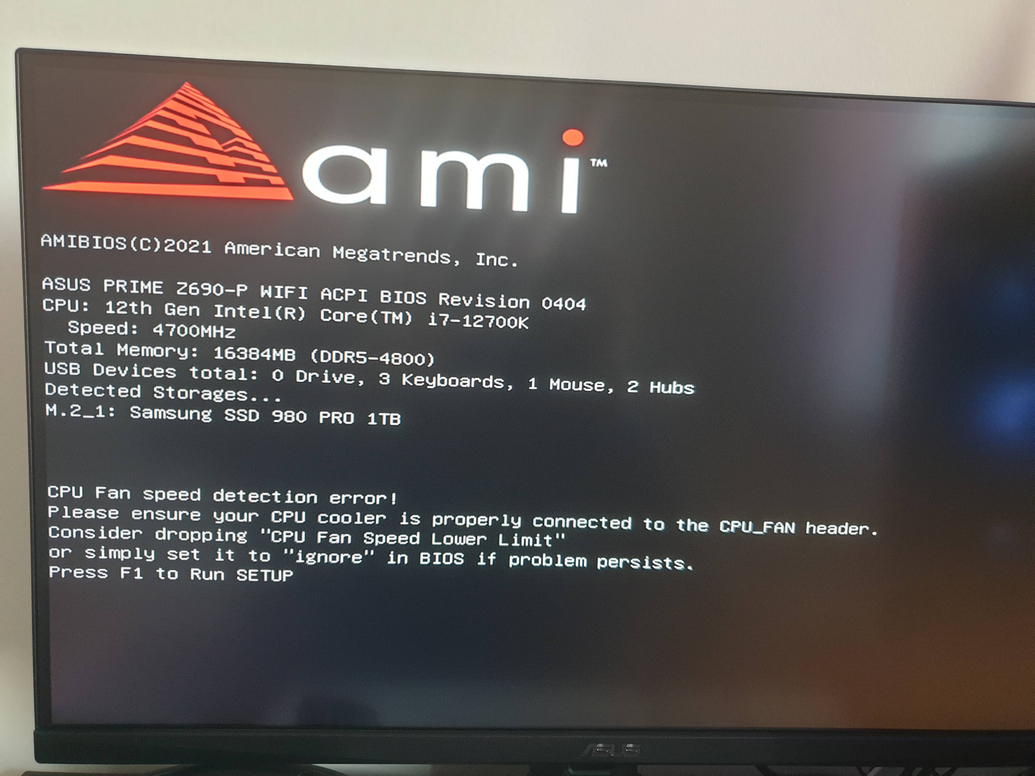 Cpu fan speed error when PC - Troubleshooting - Linus Tech