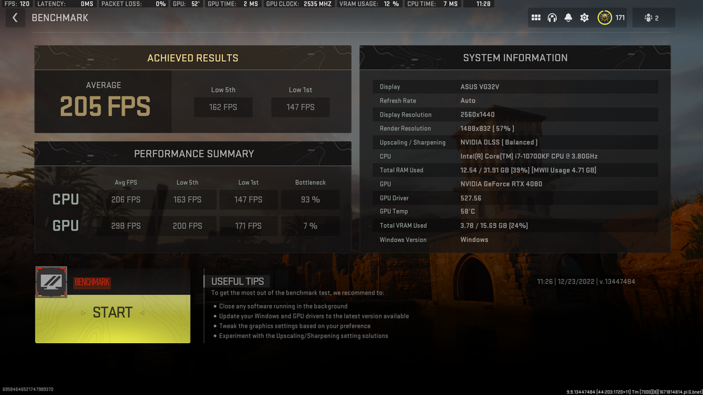 Comparing some settings. Difference is 20% wihout GPU bottleneck :  r/EscapefromTarkov