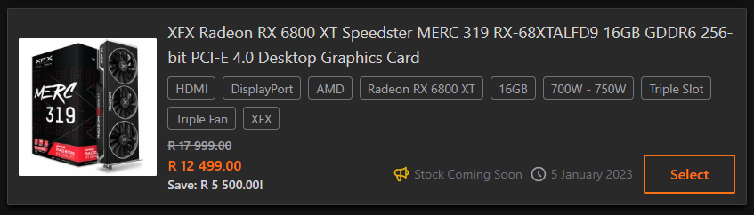 $300 for a lightly used 6800xt : r/radeon